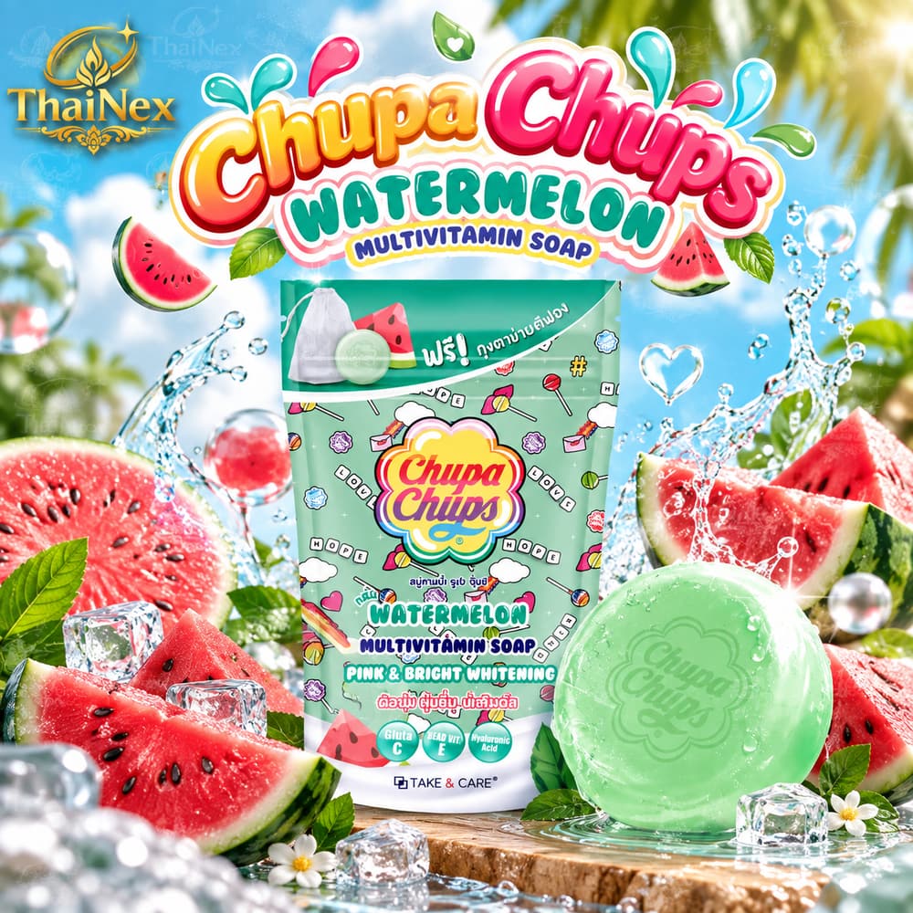 Chupa Chups Watermelon Multivitamin Soap 80g