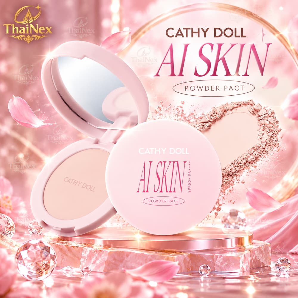 Cathy Doll AI Skin Powder Pact SPF50+ PA++++ 4.5g