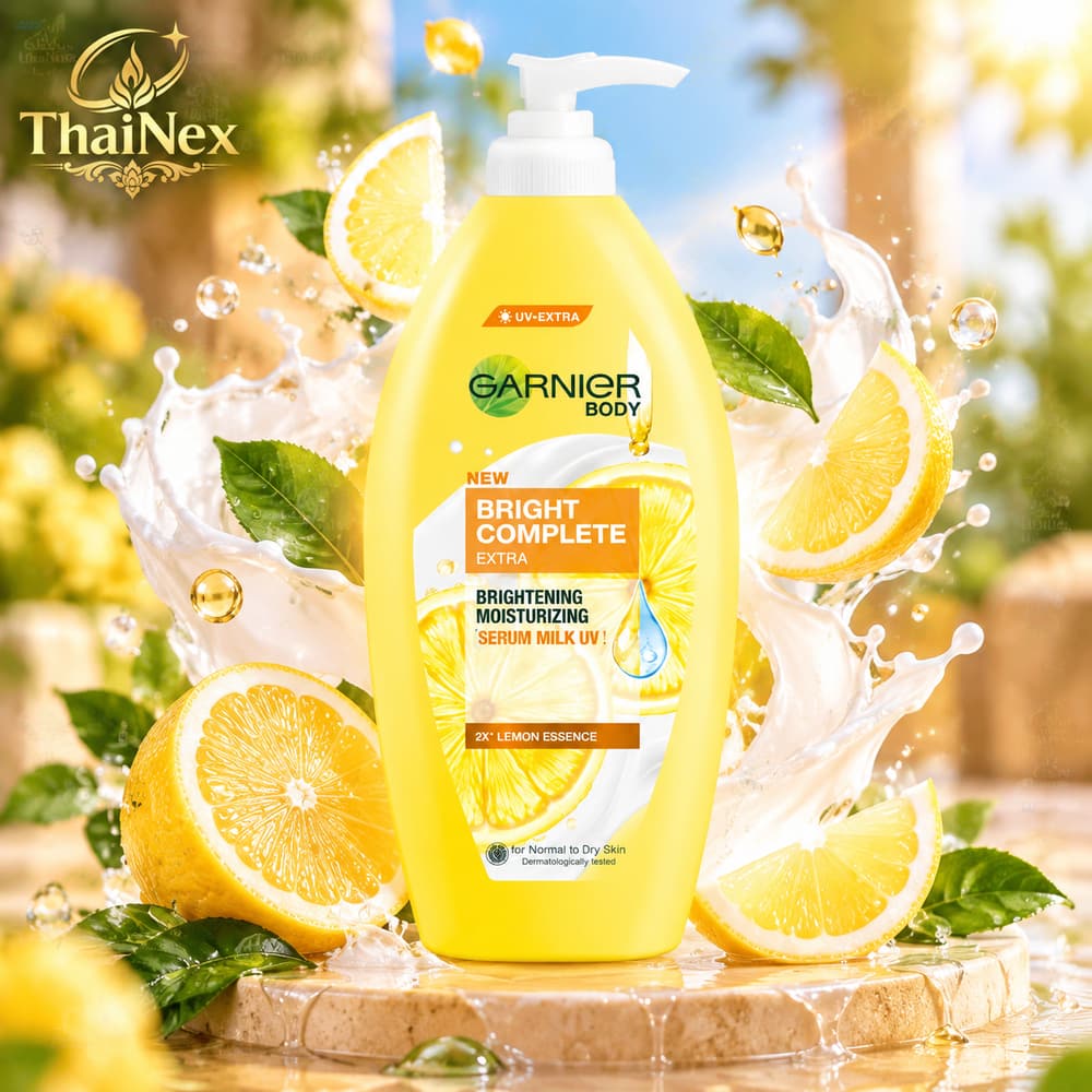 Garnier Bright Complete Serum Milk Body Lotion Extra Moisturizing 400ml 