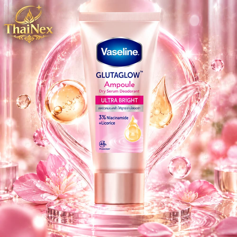 Vaseline GlutaGlow Ampoule Dry Serum Deodorant Ultra Bright 