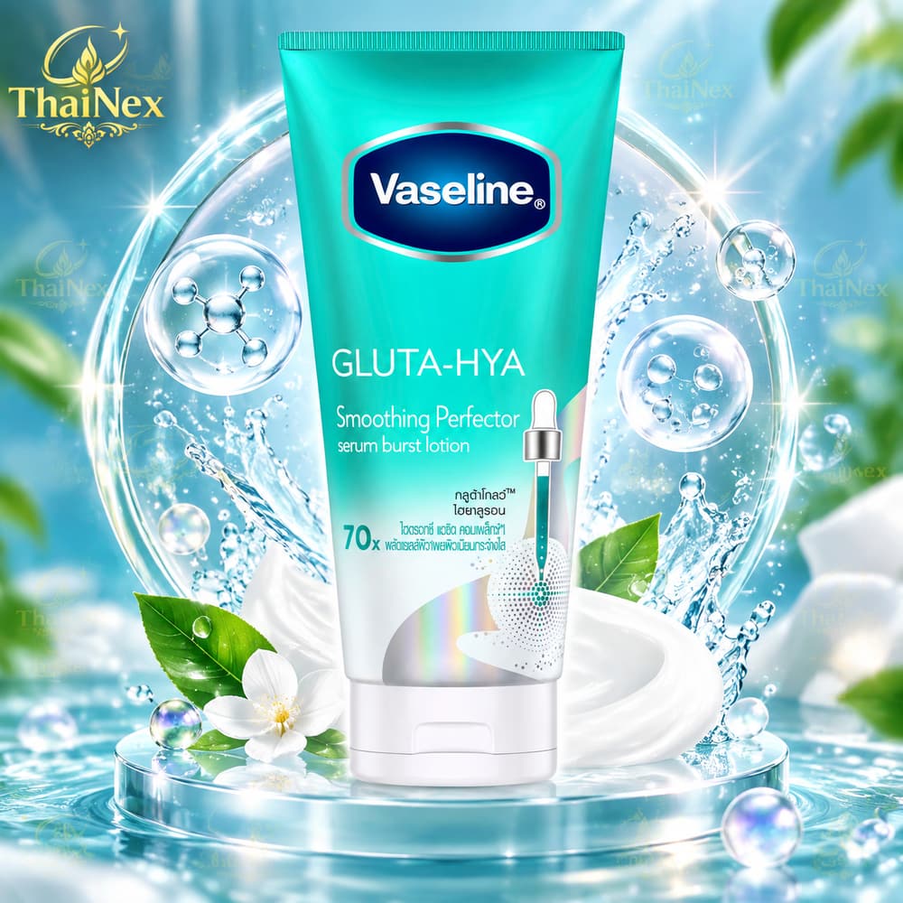 Vaseline Gluta-Hya Serum Burst Lotion Smoothing Perfector 300ml 