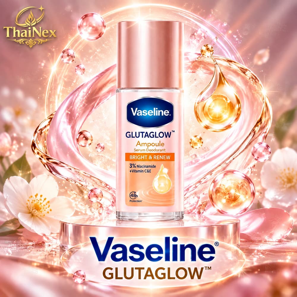 Vaseline Glutaglow Ampoule Dry Serum Deodorant Bright & Renew 45ml 