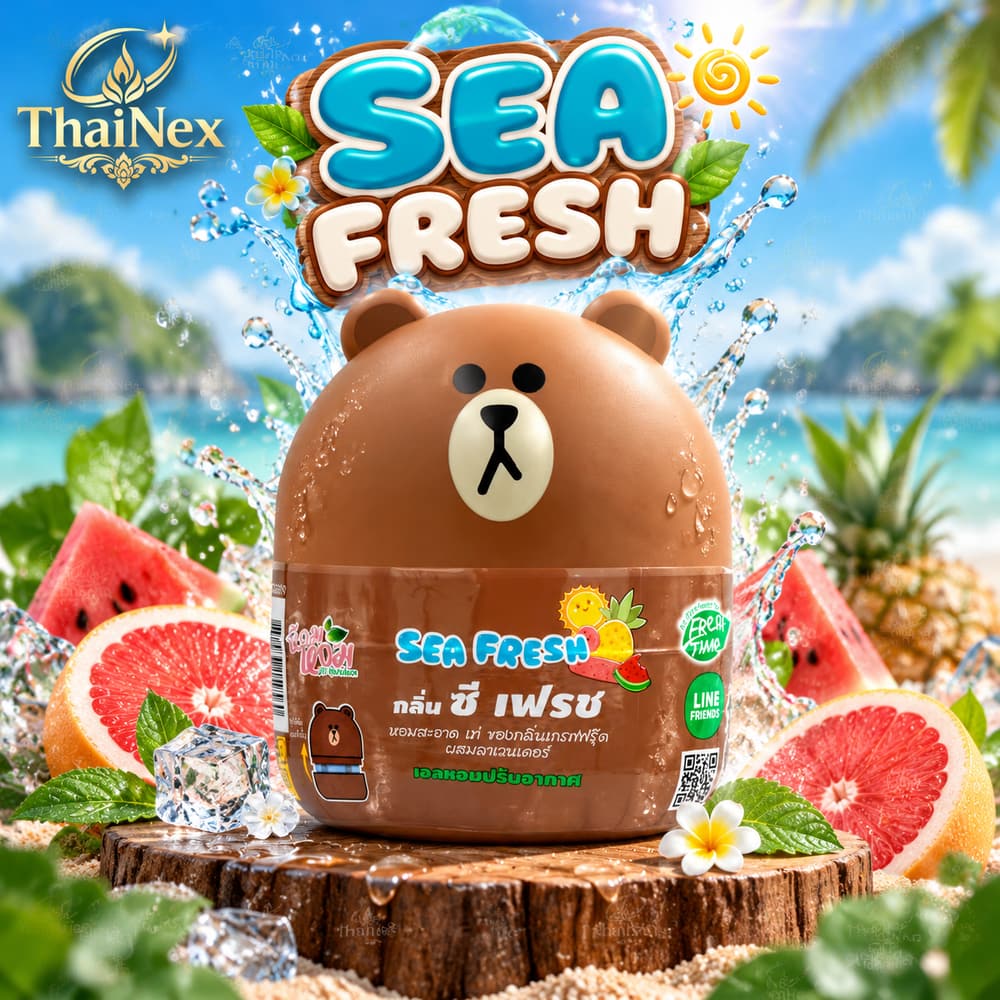 Fresh Time Sea Breeze Scented Gel Air Freshener 200g