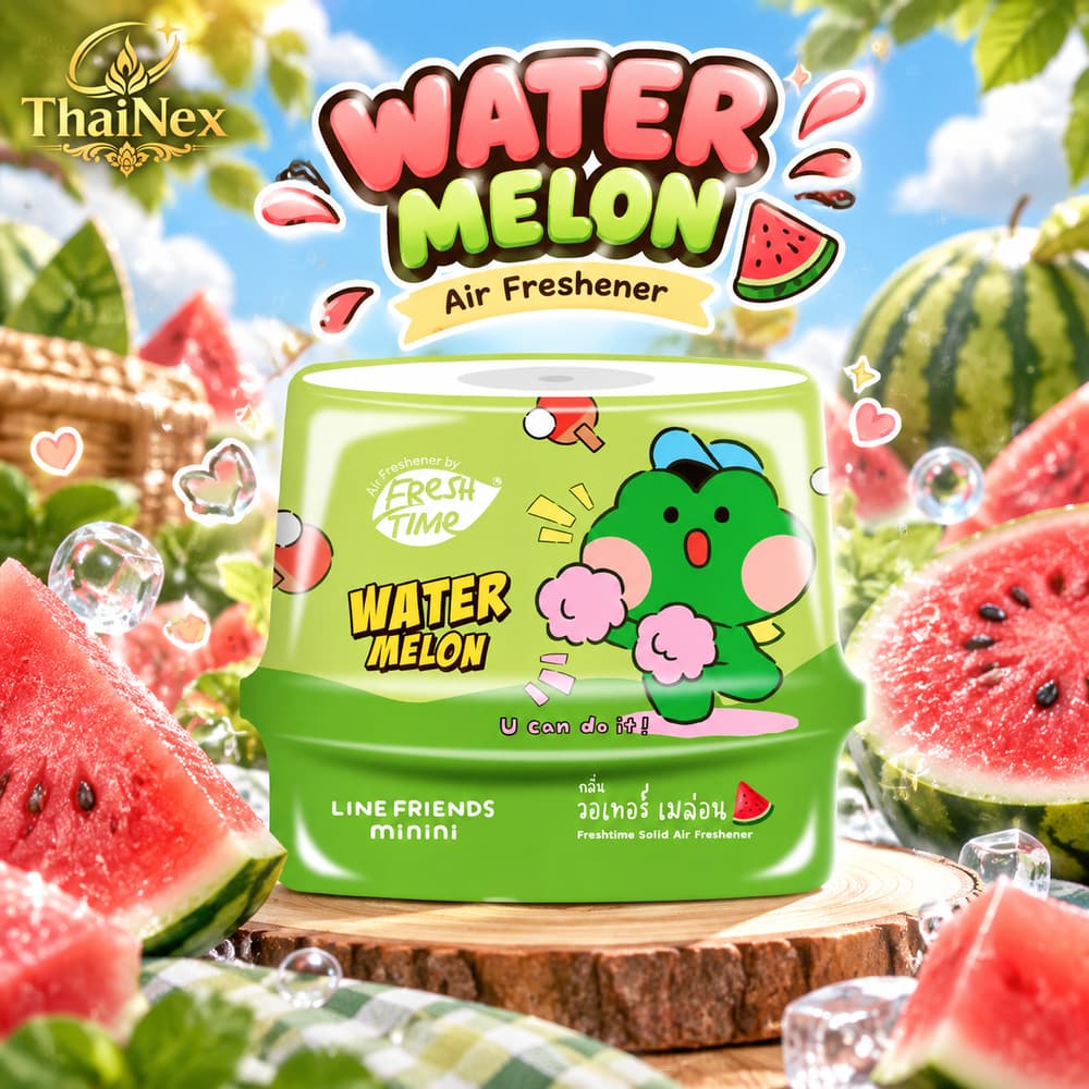 Fresh Time Watermelon Scented Gel Air Freshener 180g