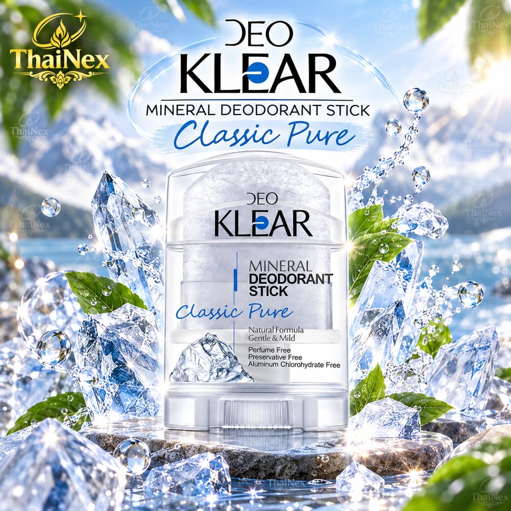 Deo Klear Mineral Deodorant Stick Classic Pure 70g