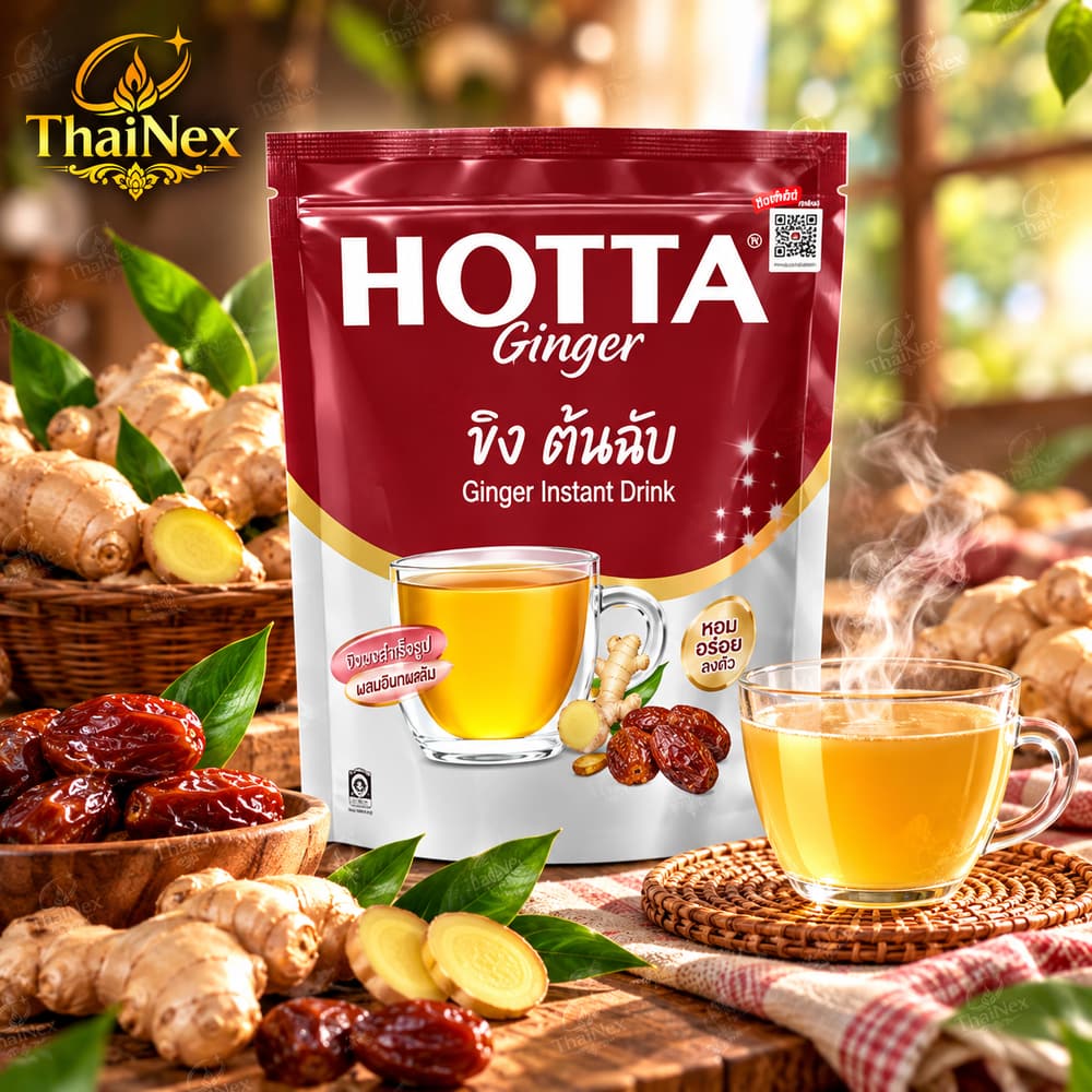 HOTTA Plus Instant Ginger Drink With Mushroom Extracts