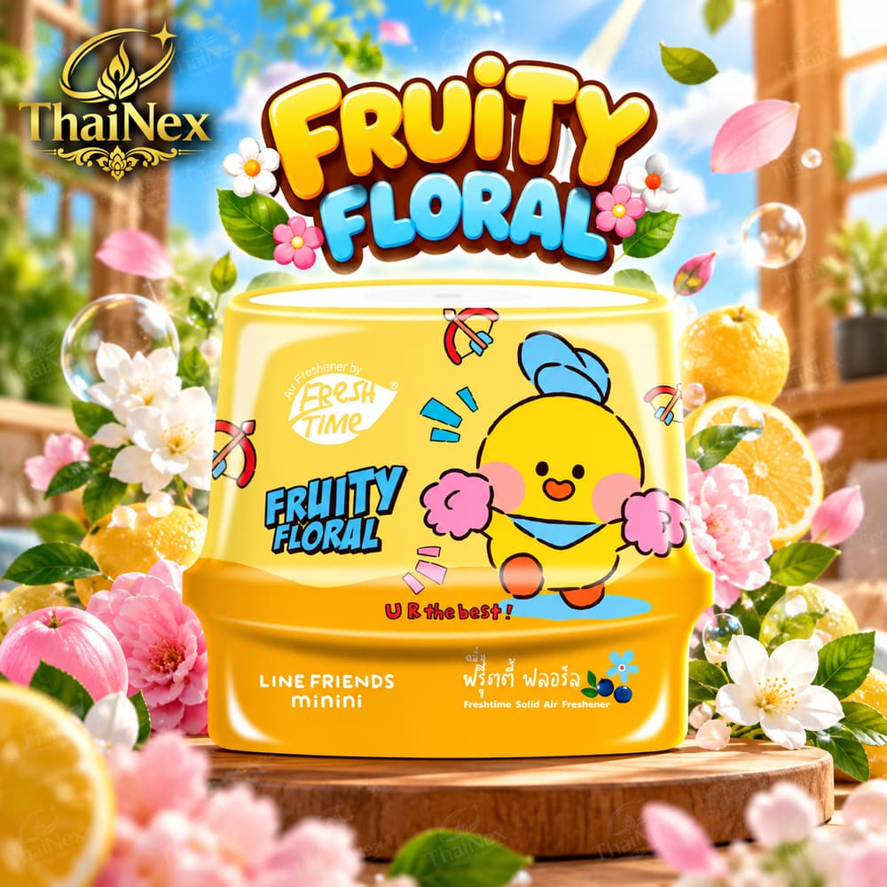Fresh Time Air Freshener Fruity Floral Scent 180g.