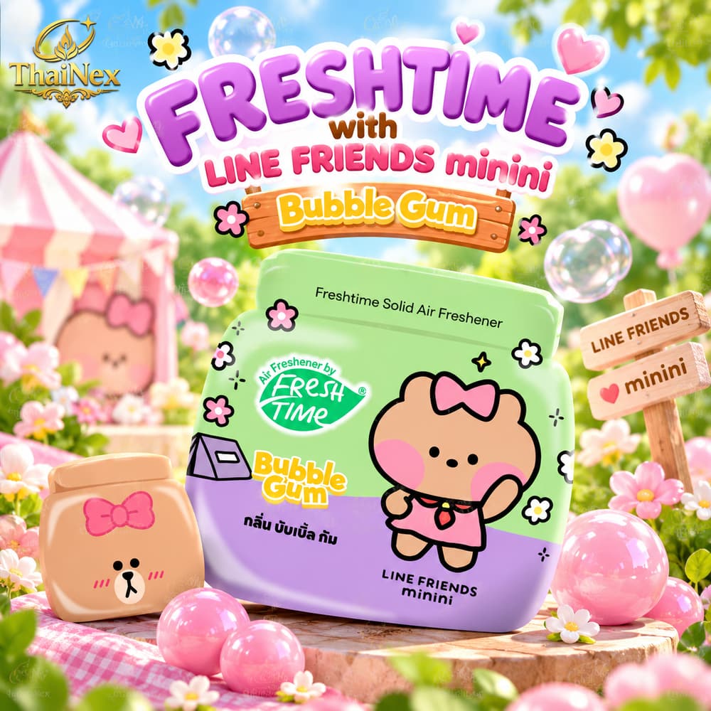 Fresh Time Bubble Gum Scented Gel 155g