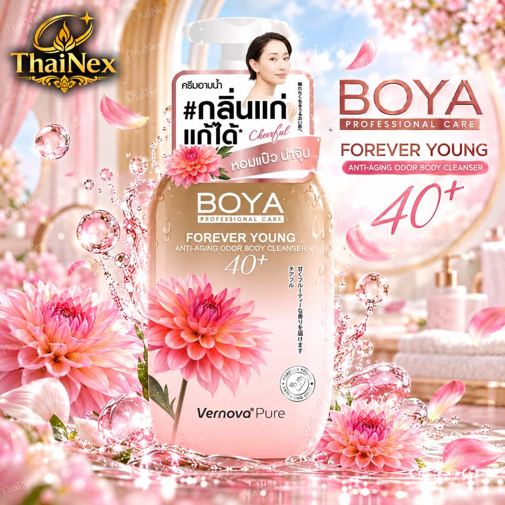 Boya Forever Young Anti-Aging Odor Body Cleanser Cheerful 450 Ml.