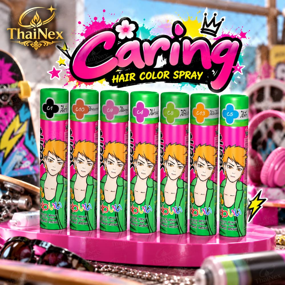Caring Seen Plus Temporary Hair Color Spray 85ml
