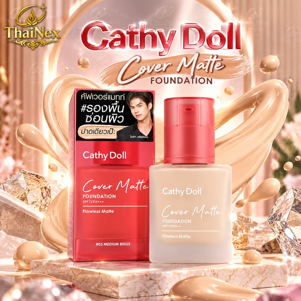 Cathy Doll Cover Matte Foundation 30ml