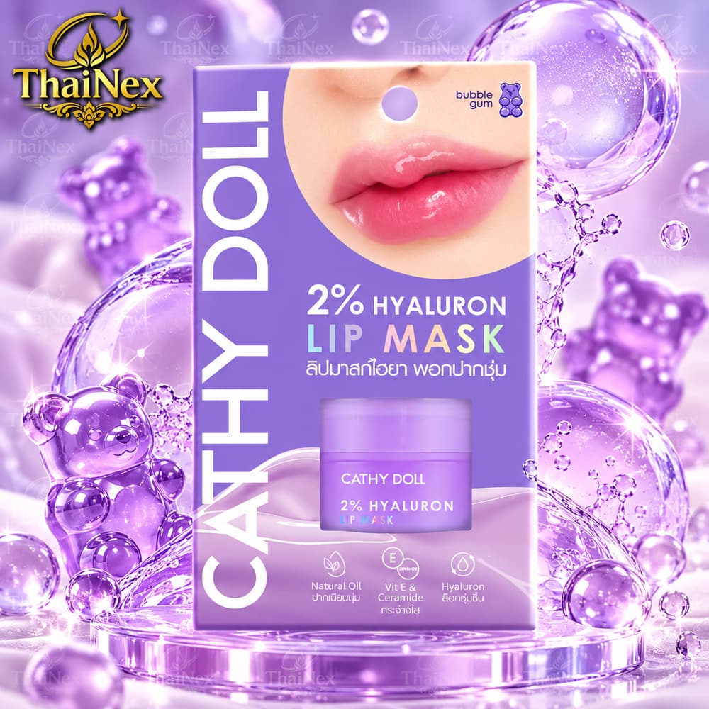 Cathy Doll 2% Hyaluron Lip Mask 4.5g – Bubble Gum