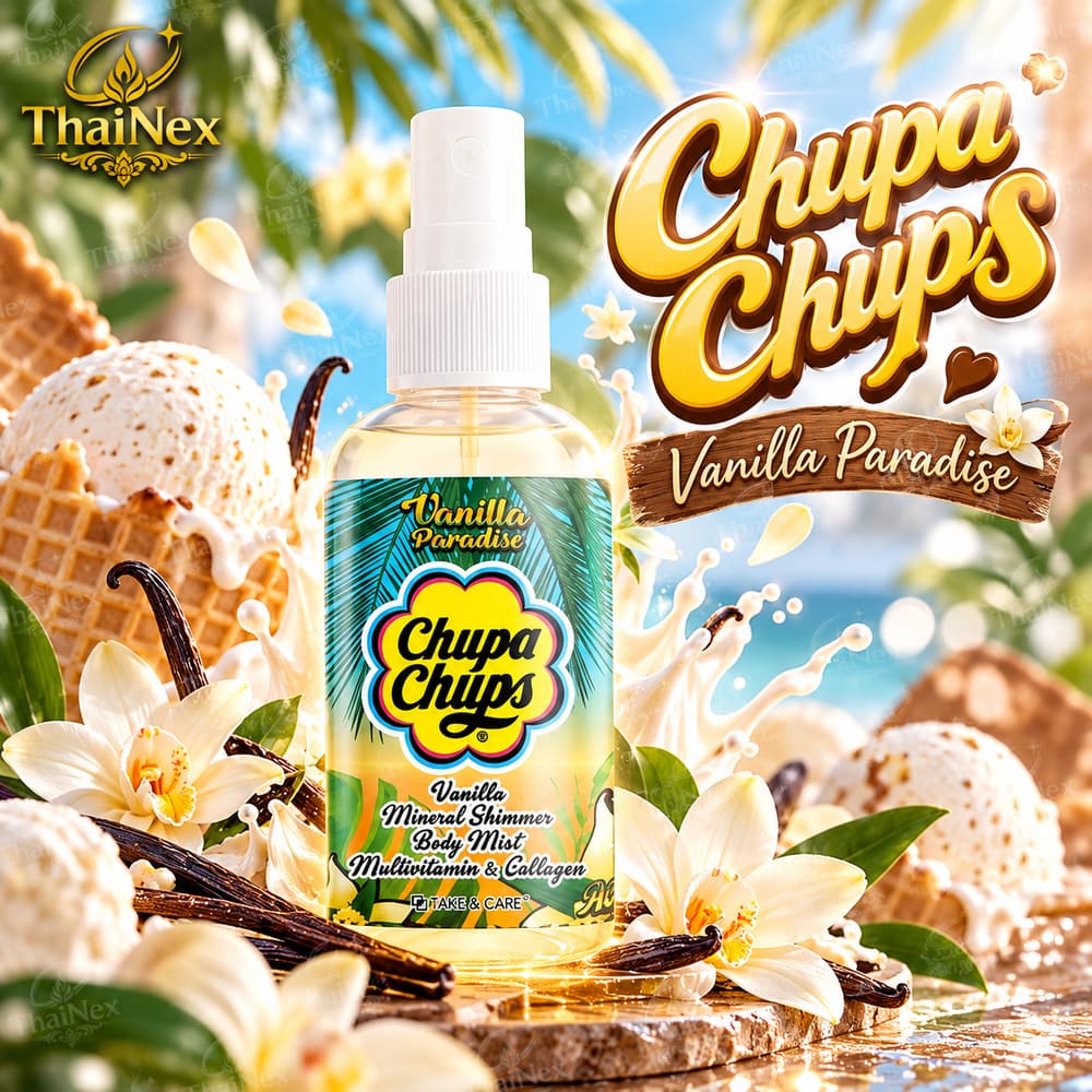 Chupa Chups Vanilla Paradise Mineral Shimmer Body Mist 60ml