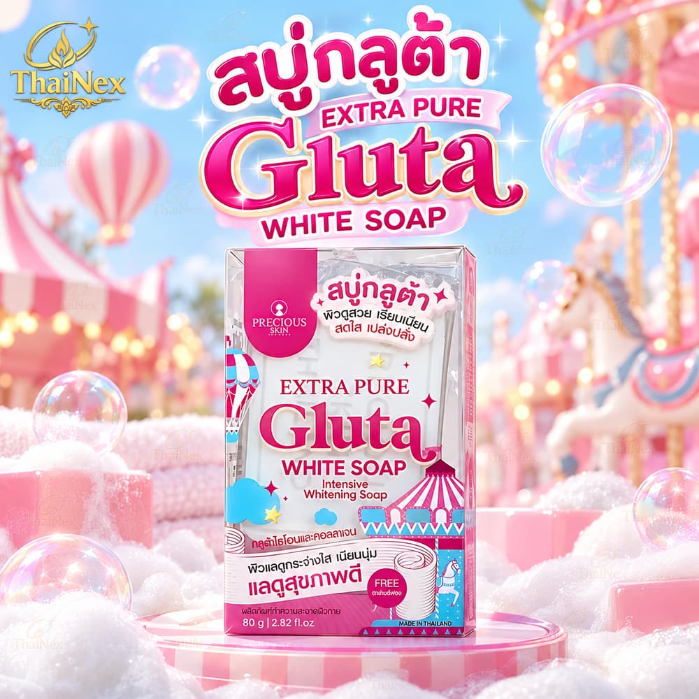 Precious Skin Extra Pure Gluta White Intensive Whitening Soap 80g