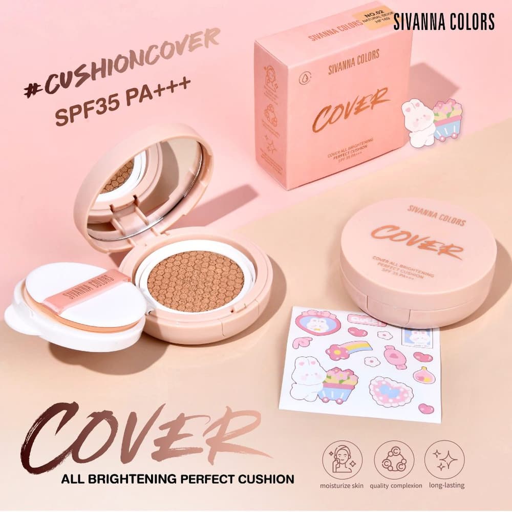 Sivanna Colors Cover All Brightening Perfect Cushion SPF35 PA+++ HF169