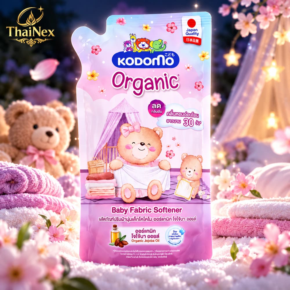 Kodomo Organic Jojoba Oil Baby Fabric Softener 550ml 3+