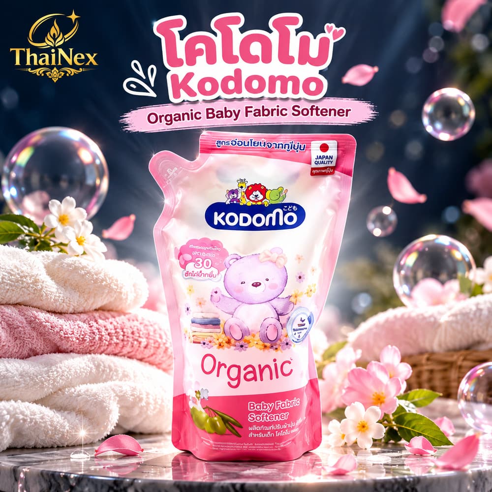 Kodomo Organic Olive Oil Baby Fabric Softener 550ml 0+