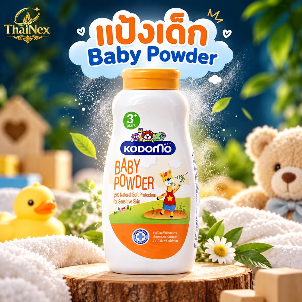 Kodomo Natural Soft Protection Baby Powder 160g