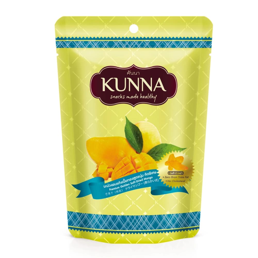 Kunna Premium Golden Soft-Dried Mango 75G.
