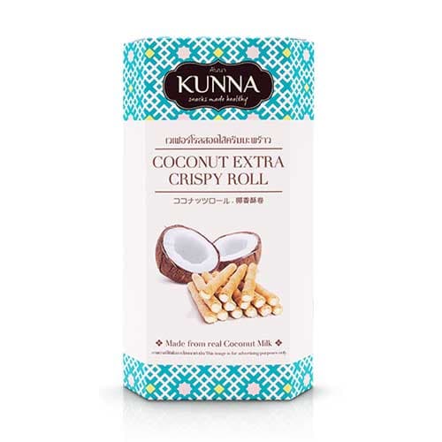 Kunna Coconut Extra Crispy Roll 70g.