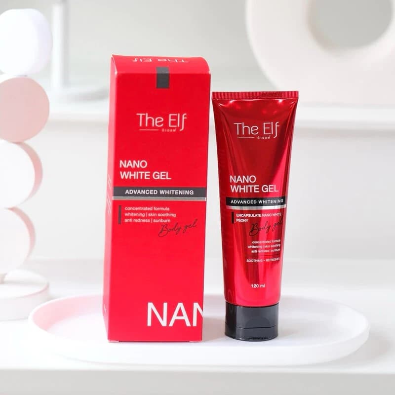 The Elf Nano White Gel Advanced Whitening Body Gel Premium Serum 120ml