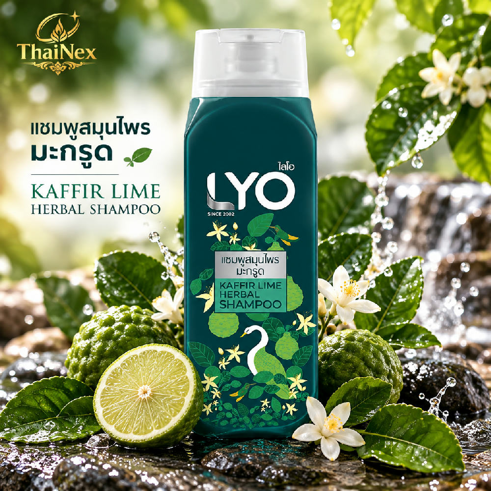 LYO Kaffir Lime Herbal Shampoo 200ml