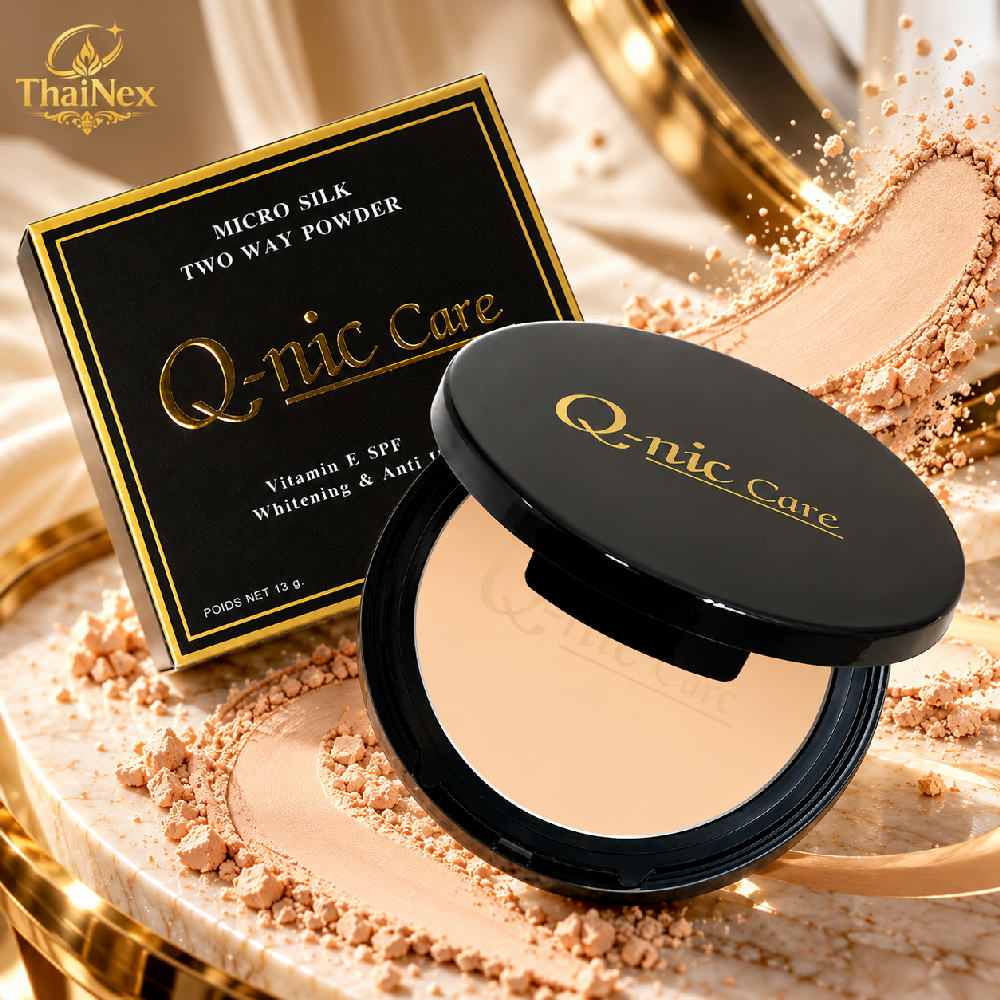 Q-nic care Micro Silk Two Way Powder 13 g
