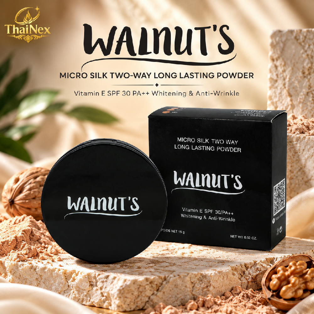 Walnut’s Micro Silk Two Way Long Lasting Powder 15 g