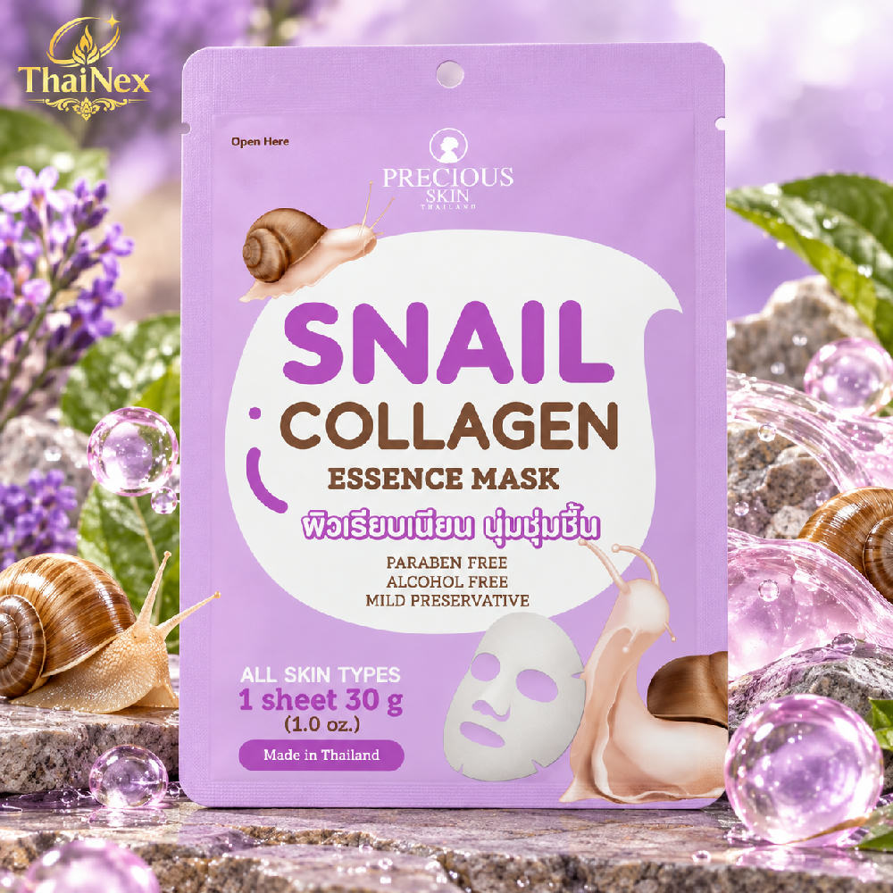 Precious Skin Snail Collagen Essence Mask 20g