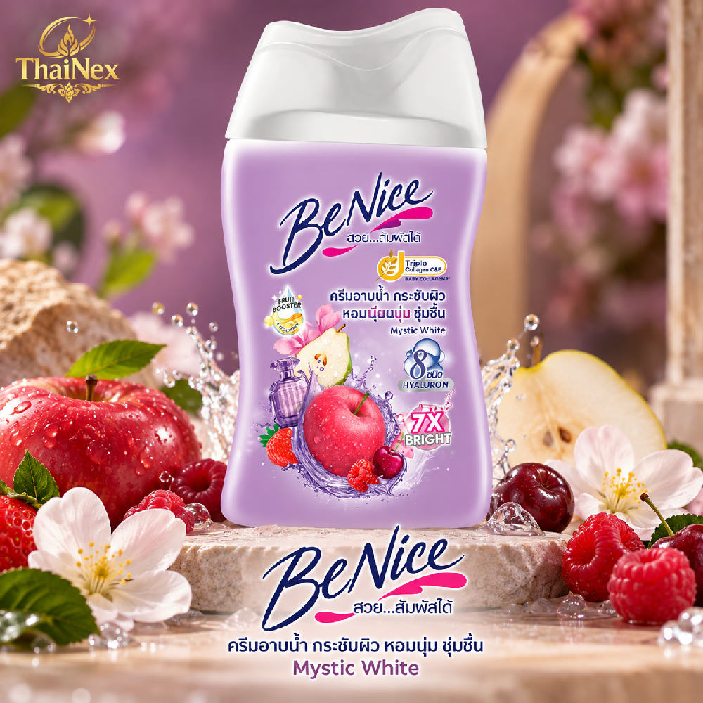 BeNice Shower Cream Mystic White 80ml