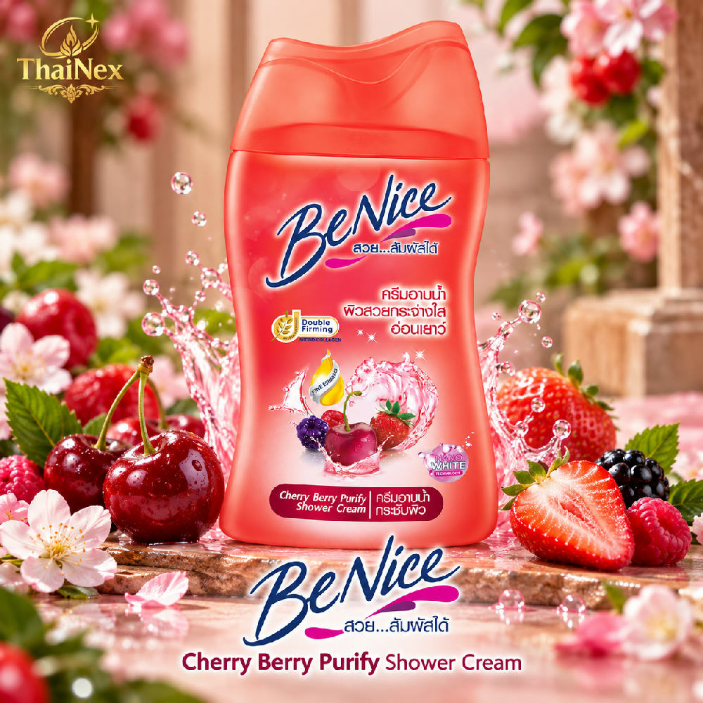 BeNice Shower Cream Cherry Berry 80ml