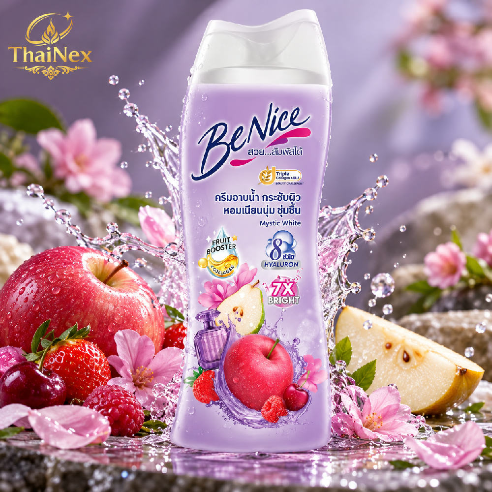 BeNice Shower Cream Mystic White 170ml