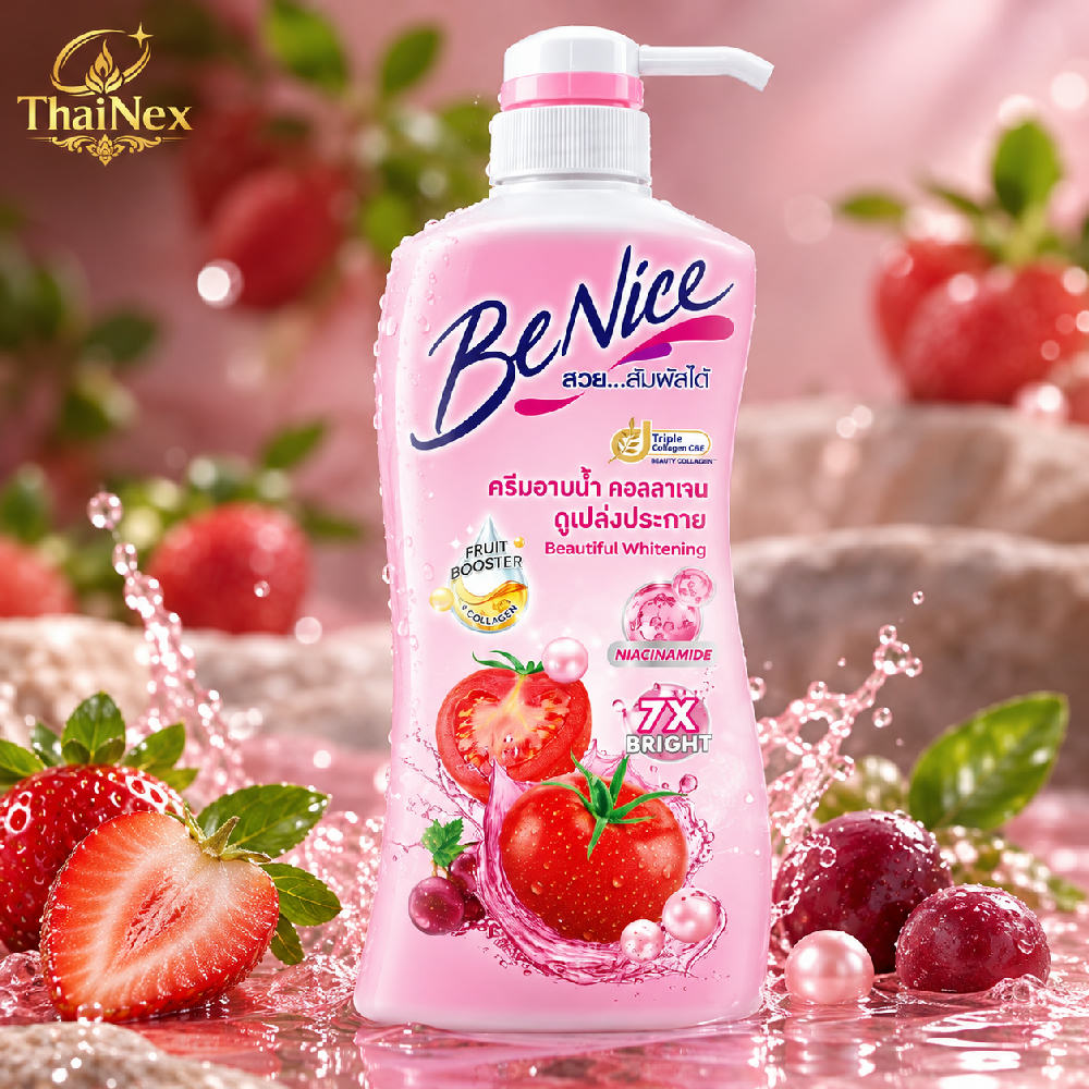 BeNice Shower Cream Beautiful Whitening 400ml