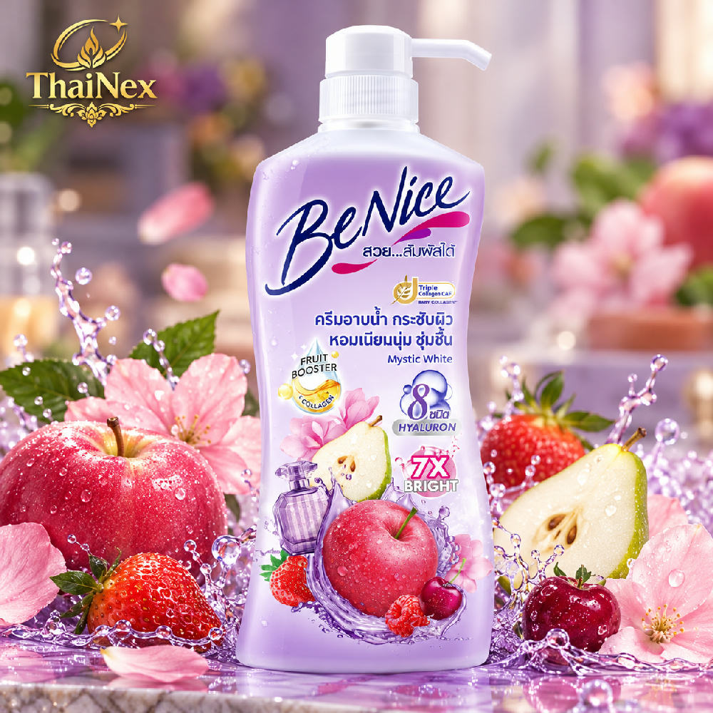 BeNice Shower Cream Mystic White 400ml