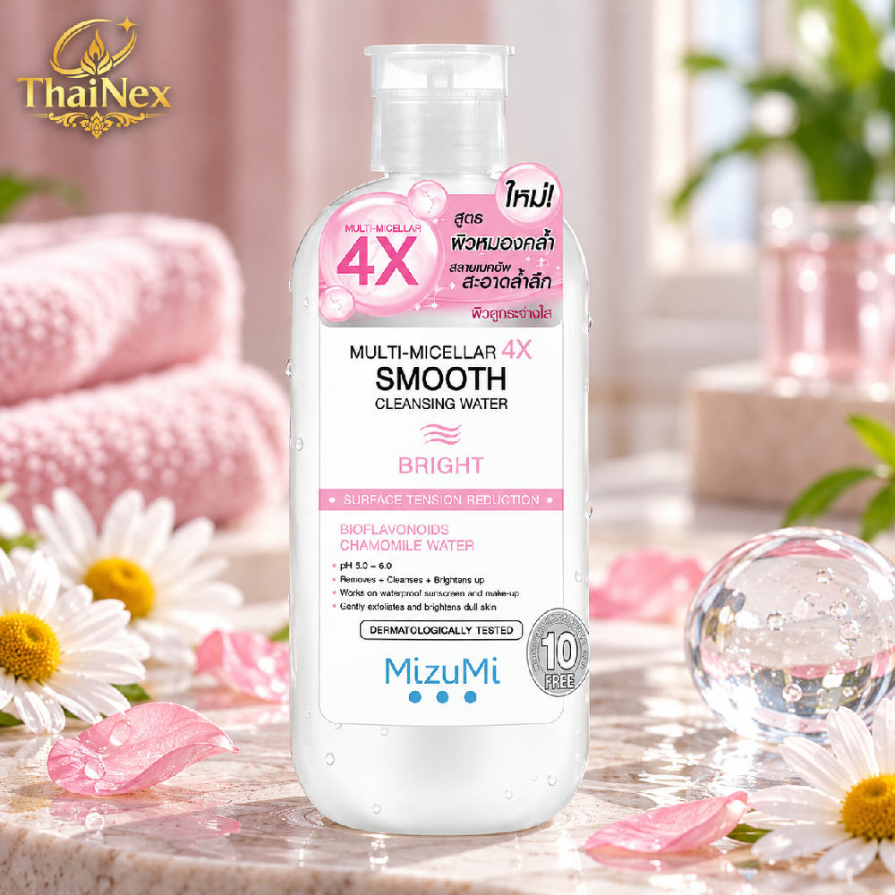 MizuMi Multi-Micellar 4X Smooth Cleansing Water Bright 500ml