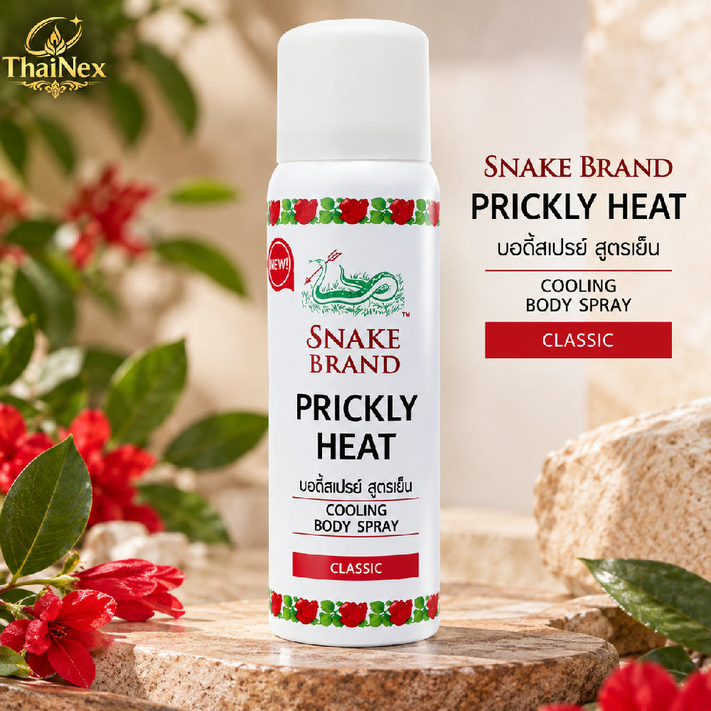 Snake Brand Prickly Heat Cooling Body Spray Classic 50ml