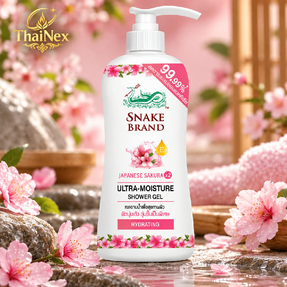 Snake Brand Shower Gel Hydrating 450ml
