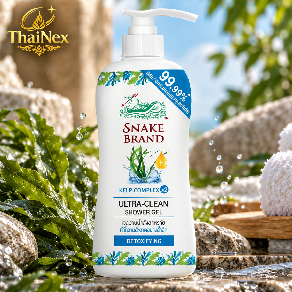 Snake Brand Shower Gel Detoxifying 450ml