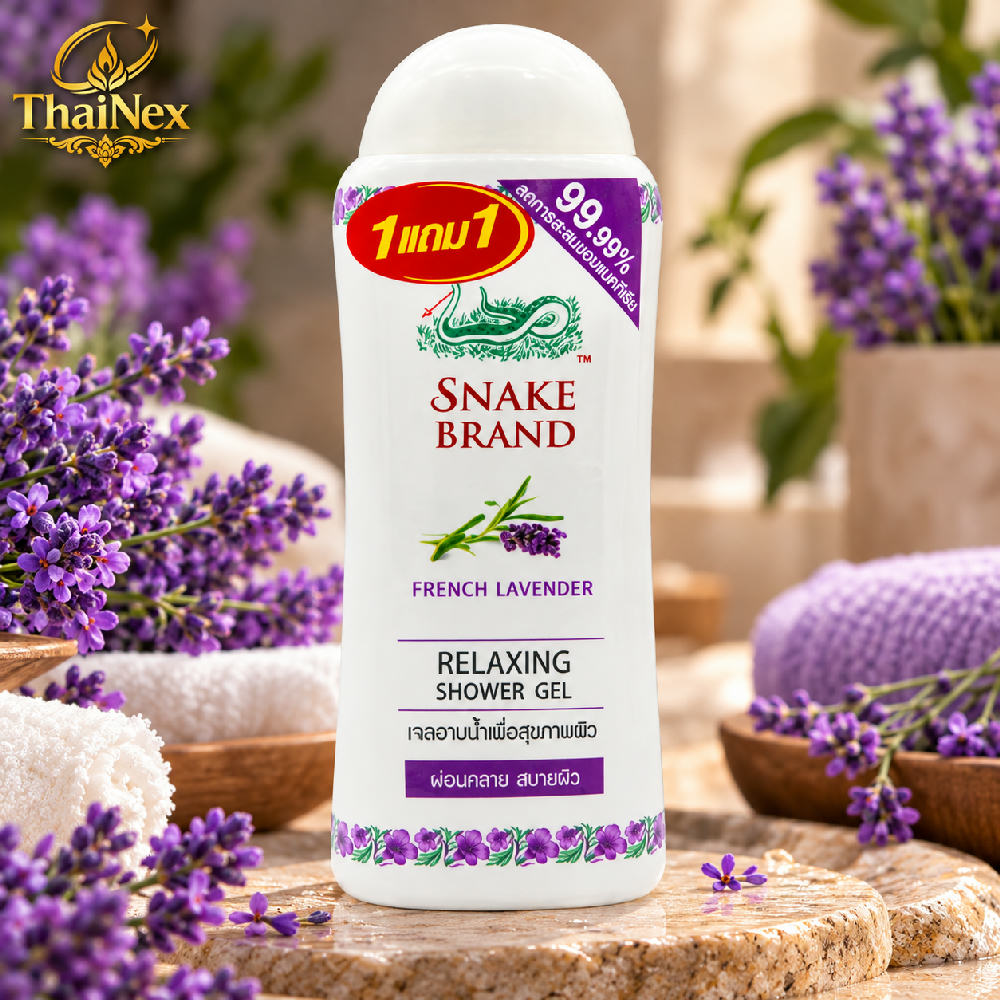 Snake Brand Shower Gel Relaxing [180ml x 2pcs]