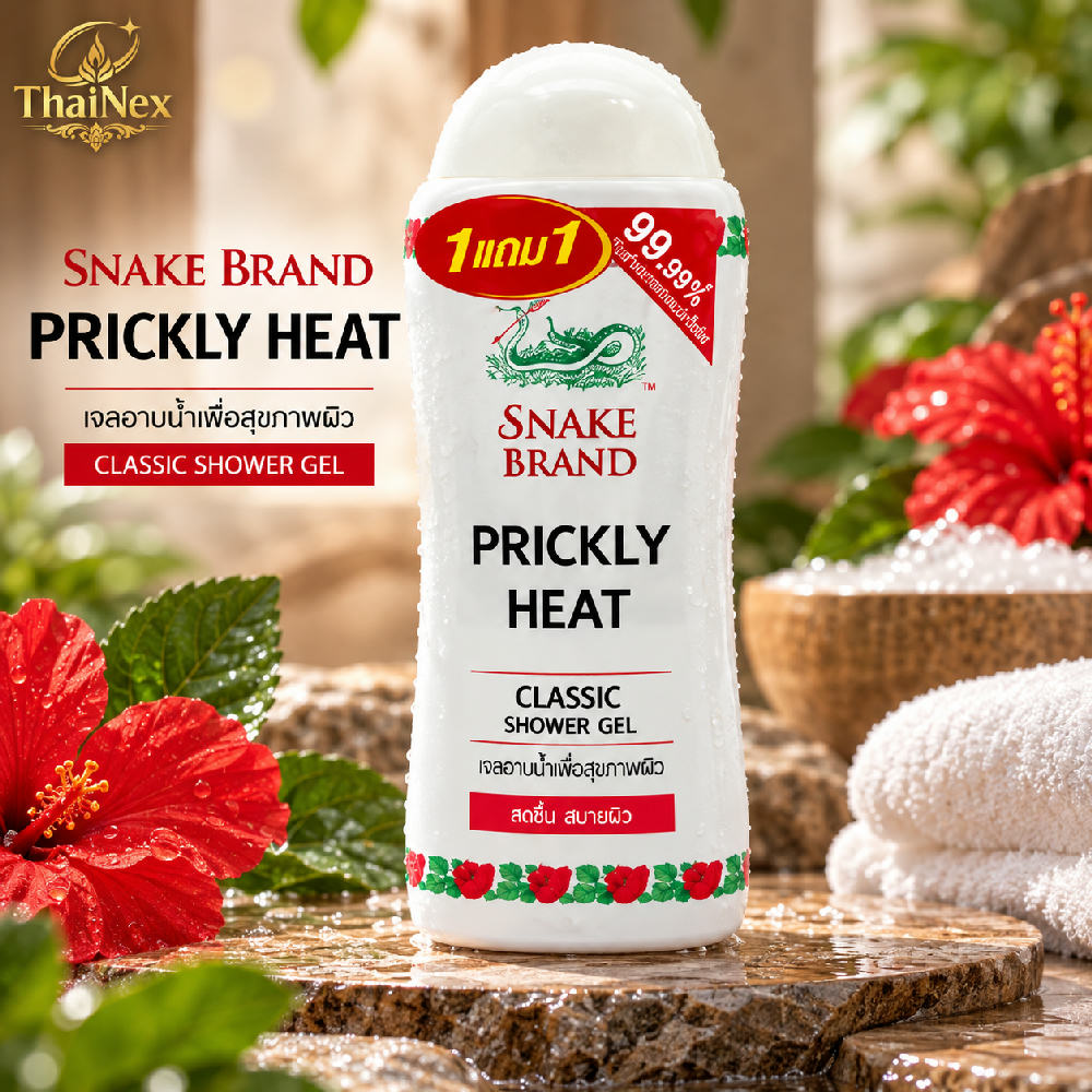 Snake Brand Shower Gel Classic [180ml x 2pcs]