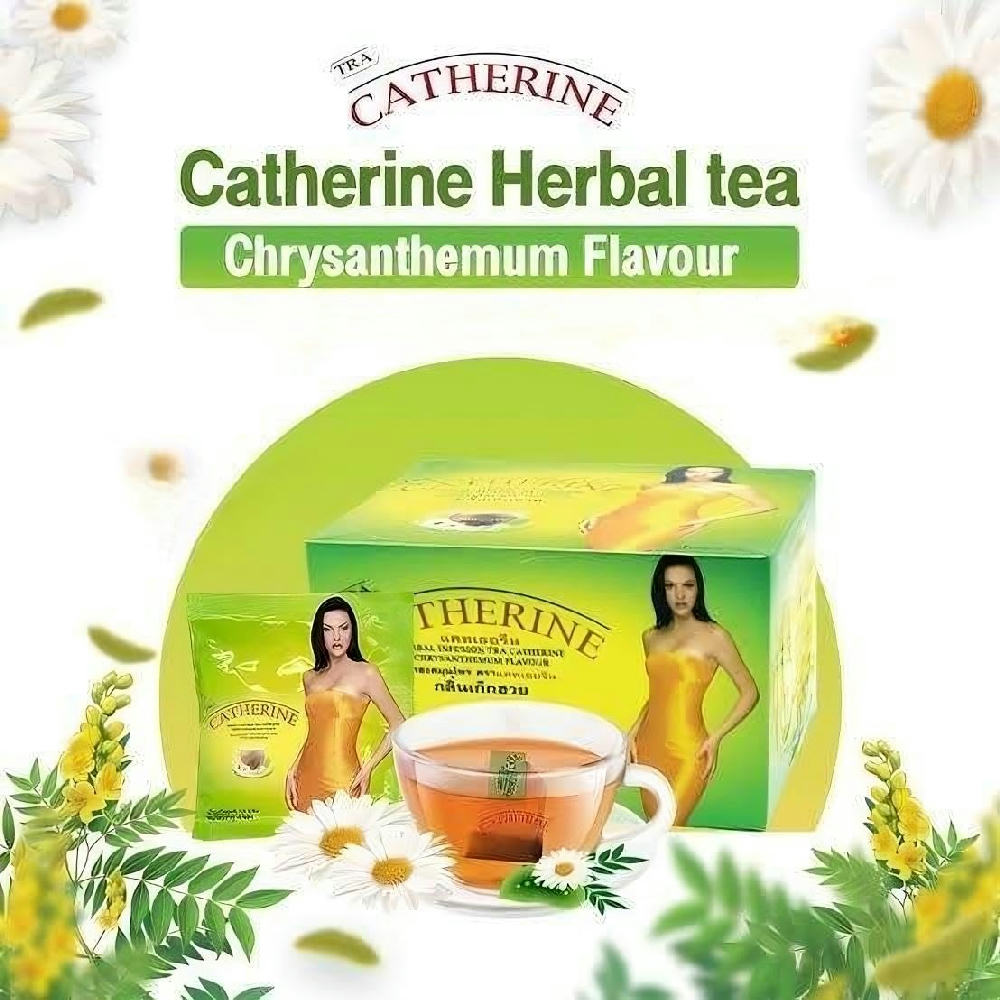 CATHERINE Herbal Infusion Tea Detox Weight Control Slimming Diet