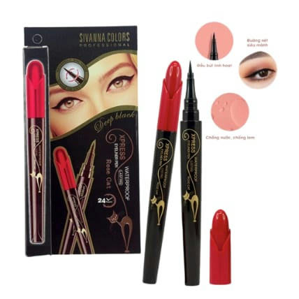 Sivanna Colors Professional Xpress Waterproof Eyeliner Pen – Rose Cat