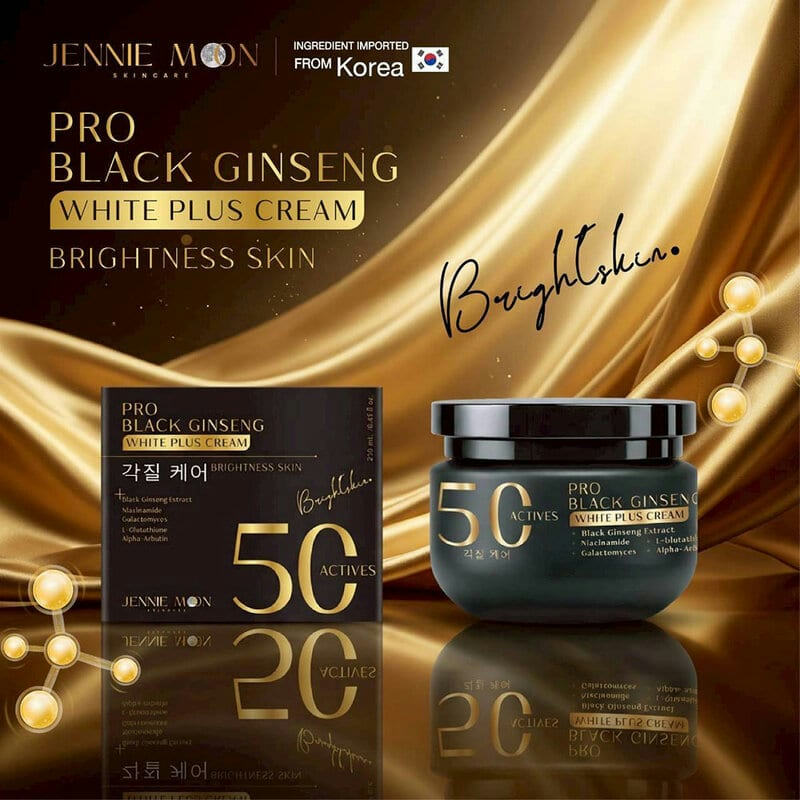 JENNIE MOON Pro Black Ginseng White Plus Cream 250ml