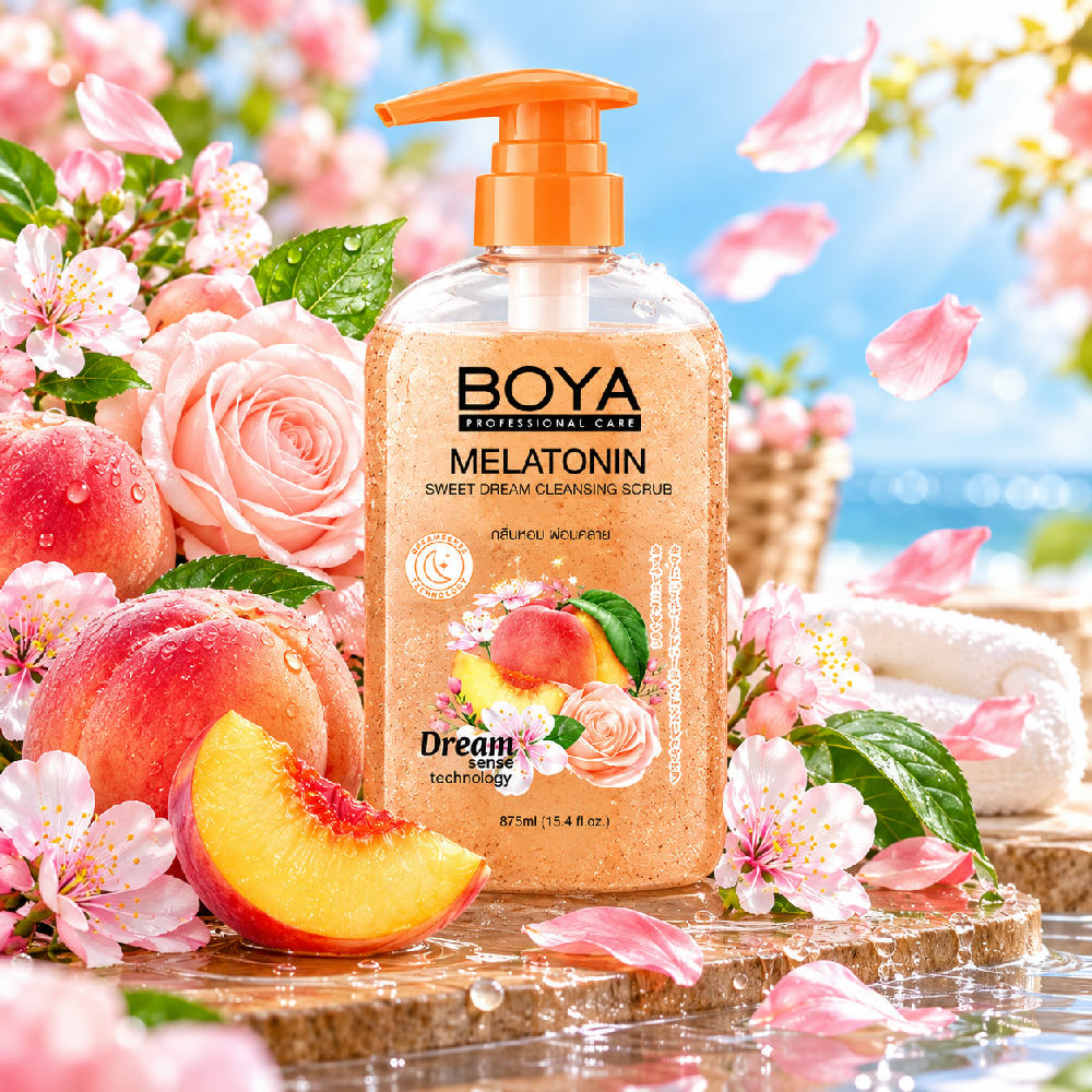 Boya Melatonin Sweet Dream Cleansing Scrub Time to Refresh 575ml.