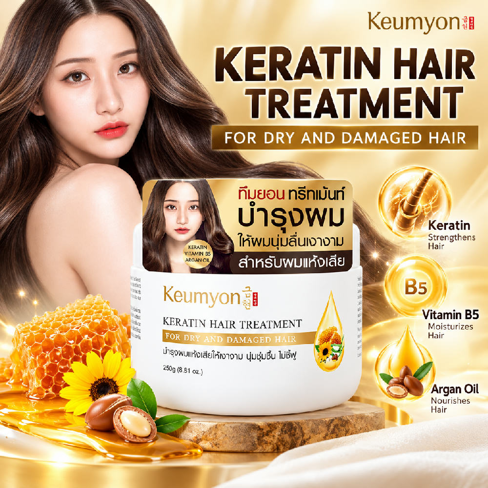 Keumyon Keratin Hair Treatment 250 G.