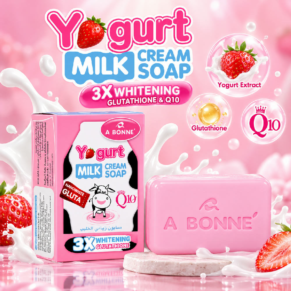 A Bonne' Yogurt Milk Cream Soap 90 G.