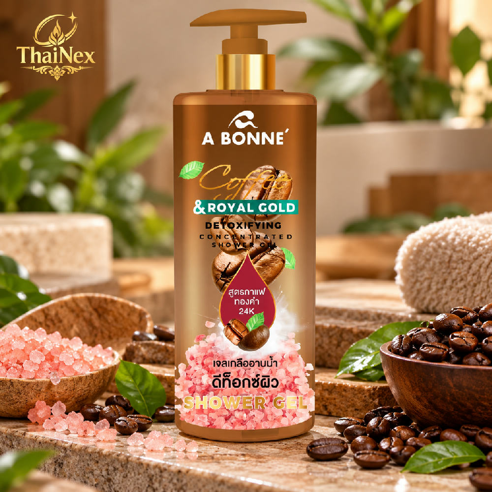 A Bonne Coffee & Royal Cocoa Detoxifying Concentrated Shower Gel 450ml