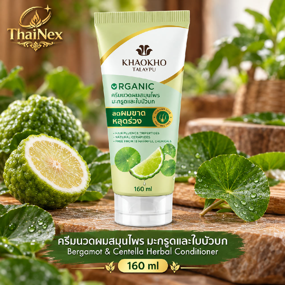 Khaokho Talaypu Conditioner Leech Lime And Centella Organic 160ml