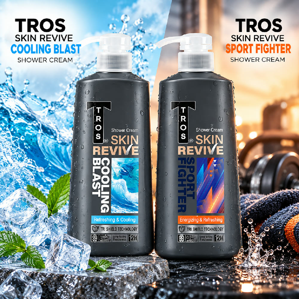BeNice TROS Shower Cream Skin Revive 380ml