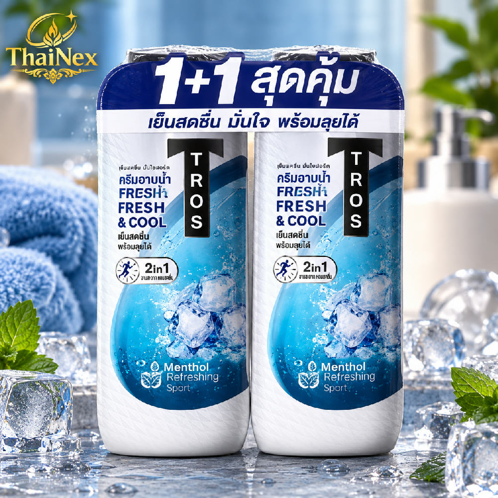 BeNice Tros Freeze Cool & Protection Cooling Powder [260g x 2pcs]